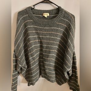Glitter Striped Sweater- Gently Worn